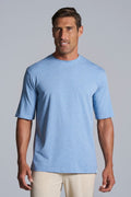 Men's Morada Everyday Short Sleeve T-Shirt | Light Blue Heather