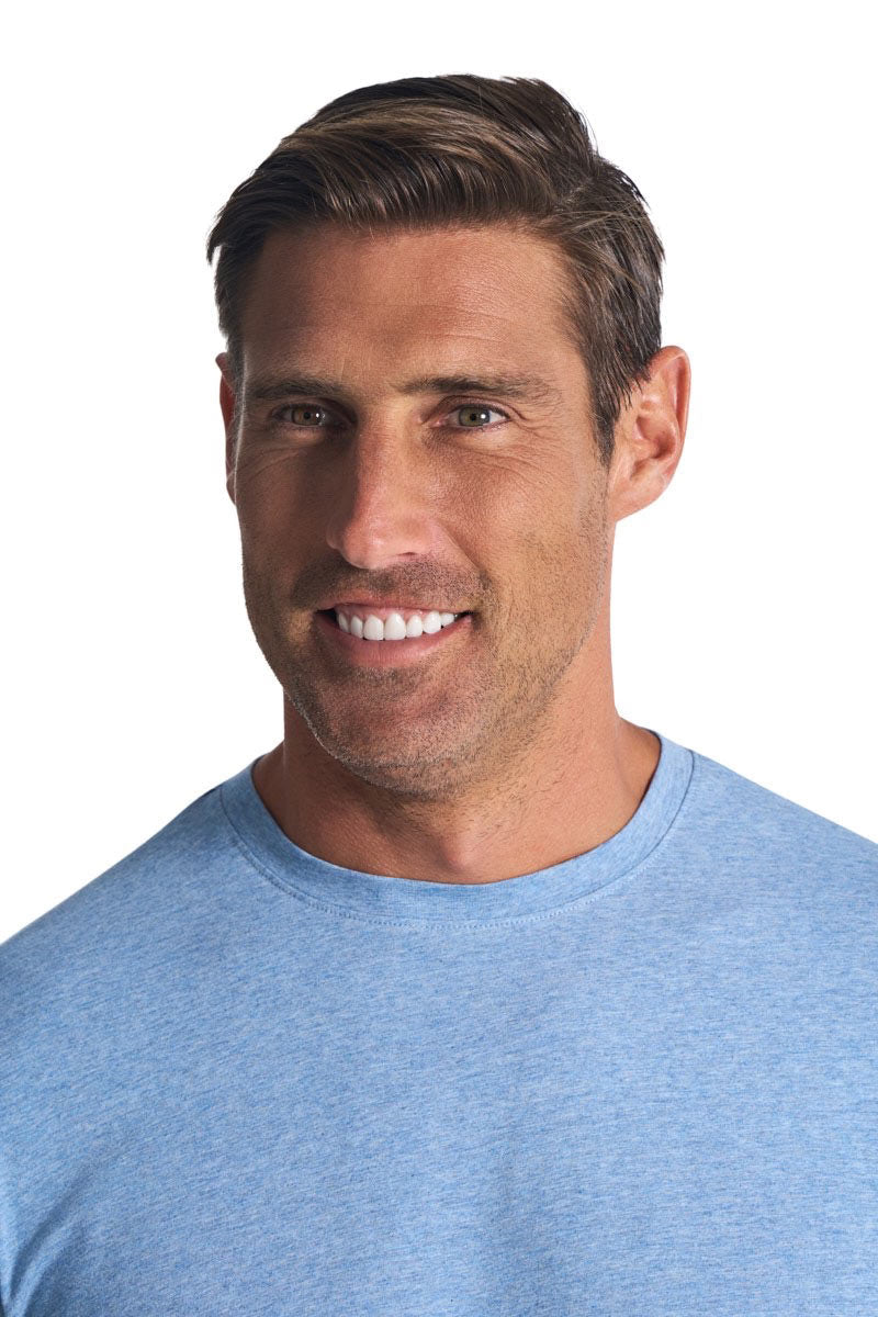 Men's Morada Everyday Short Sleeve T-Shirt | Light Blue Heather