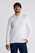 Men's Coppitt Long Sleeve Weekend Polo | White
