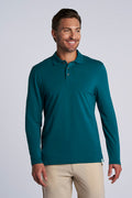 Men's Coppitt Long Sleeve Weekend Polo | Transformative Teal