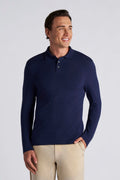 Men's Coppitt Long Sleeve Weekend Polo | Navy