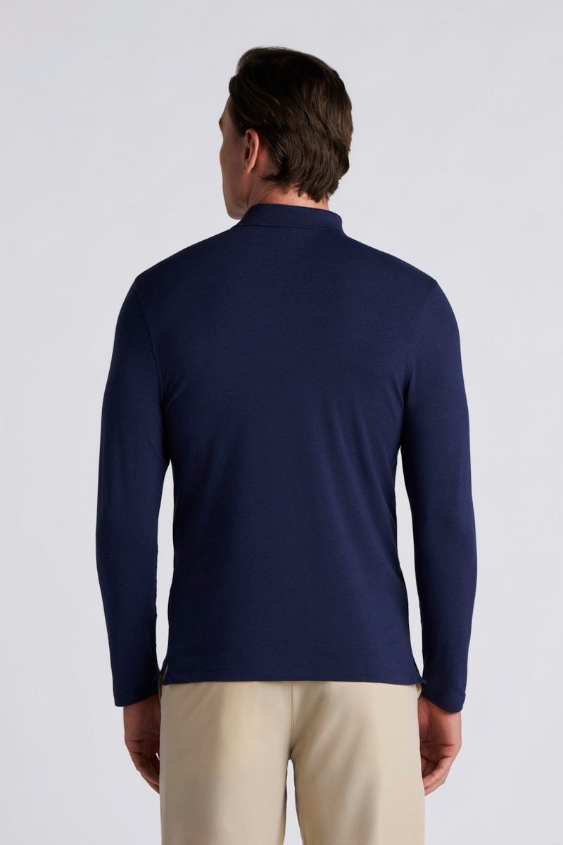 Men's Coppitt Long Sleeve Weekend Polo | Navy