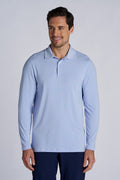 Men's Coppitt Long Sleeve Weekend Polo | Periwinkle
