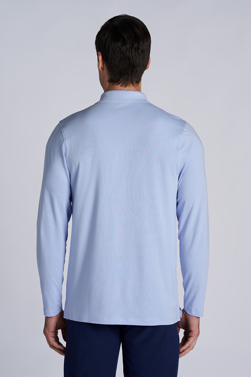 Men's Coppitt Long Sleeve Weekend Polo | Periwinkle