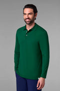 Men's Coppitt Long Sleeve Weekend Polo | Eden Green
