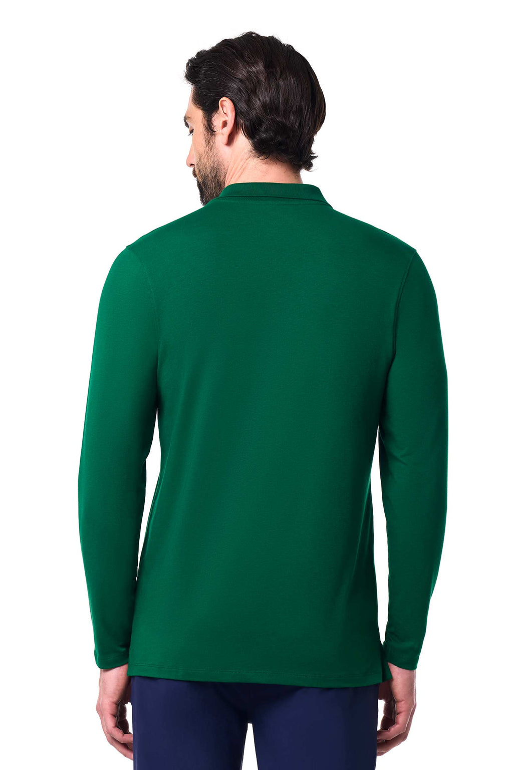 Men's Coppitt Long Sleeve Weekend Polo | Eden Green