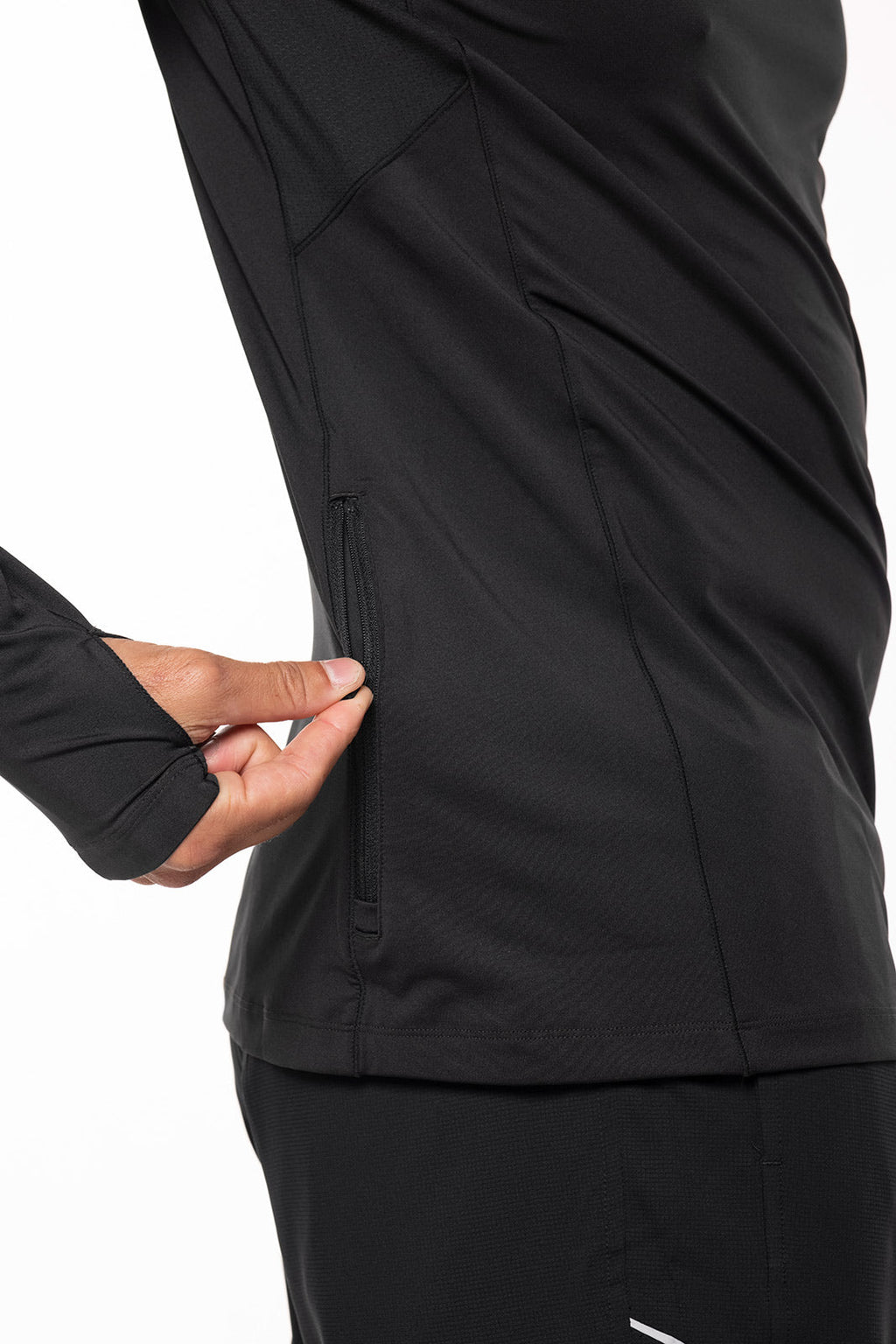 Men's Agility Long Sleeve Performance T-shirt | Black