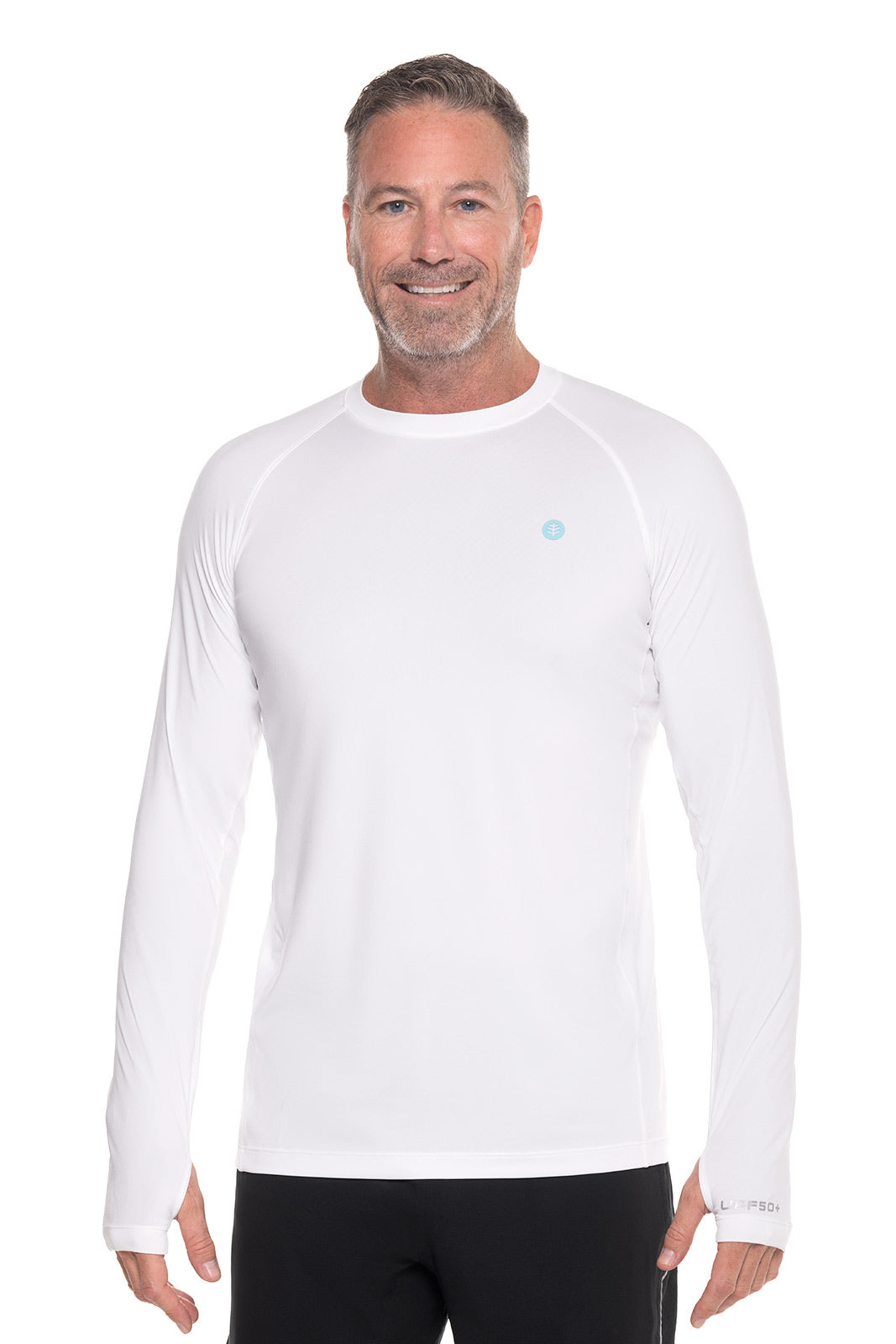 Men's Agility Long Sleeve Performance T-shirt | White