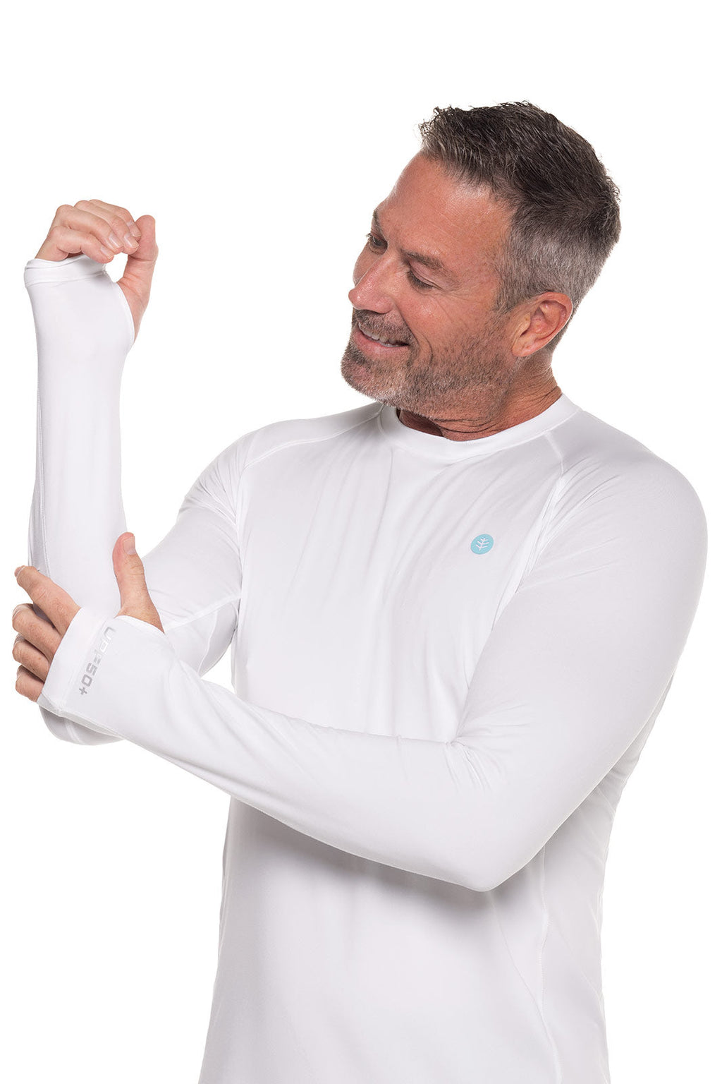 Men's Agility Long Sleeve Performance T-shirt | White