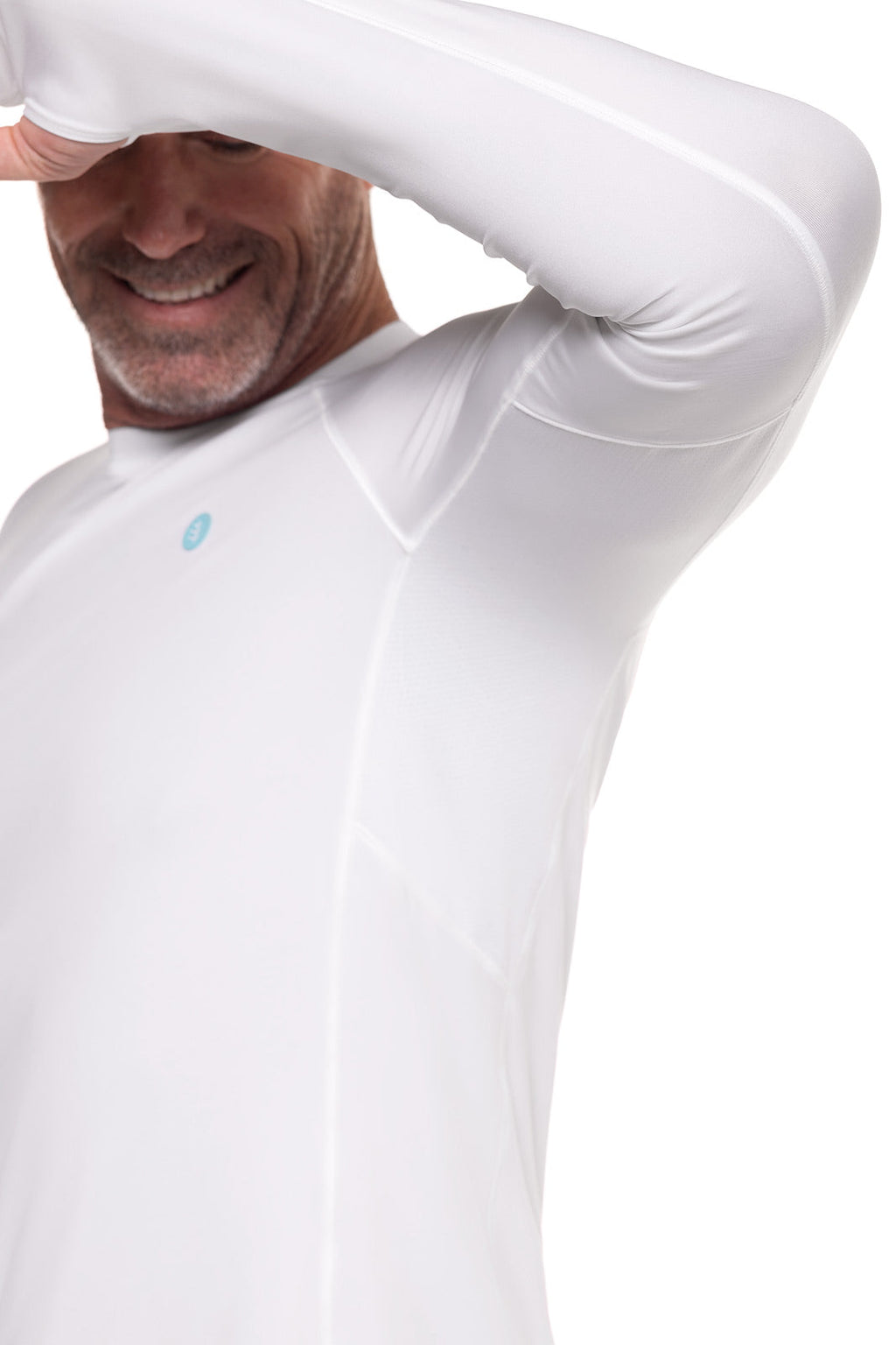 Men's Agility Long Sleeve Performance T-shirt | White