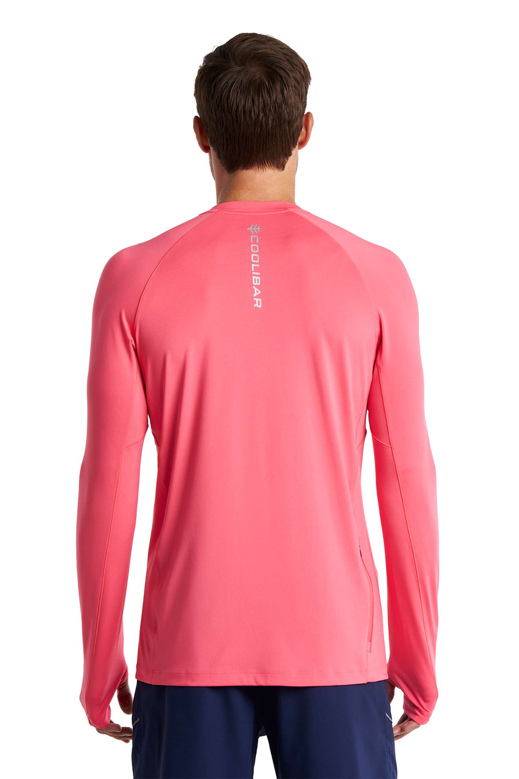 Men's Agility Long Sleeve Performance T-shirt | Sunkist Coral