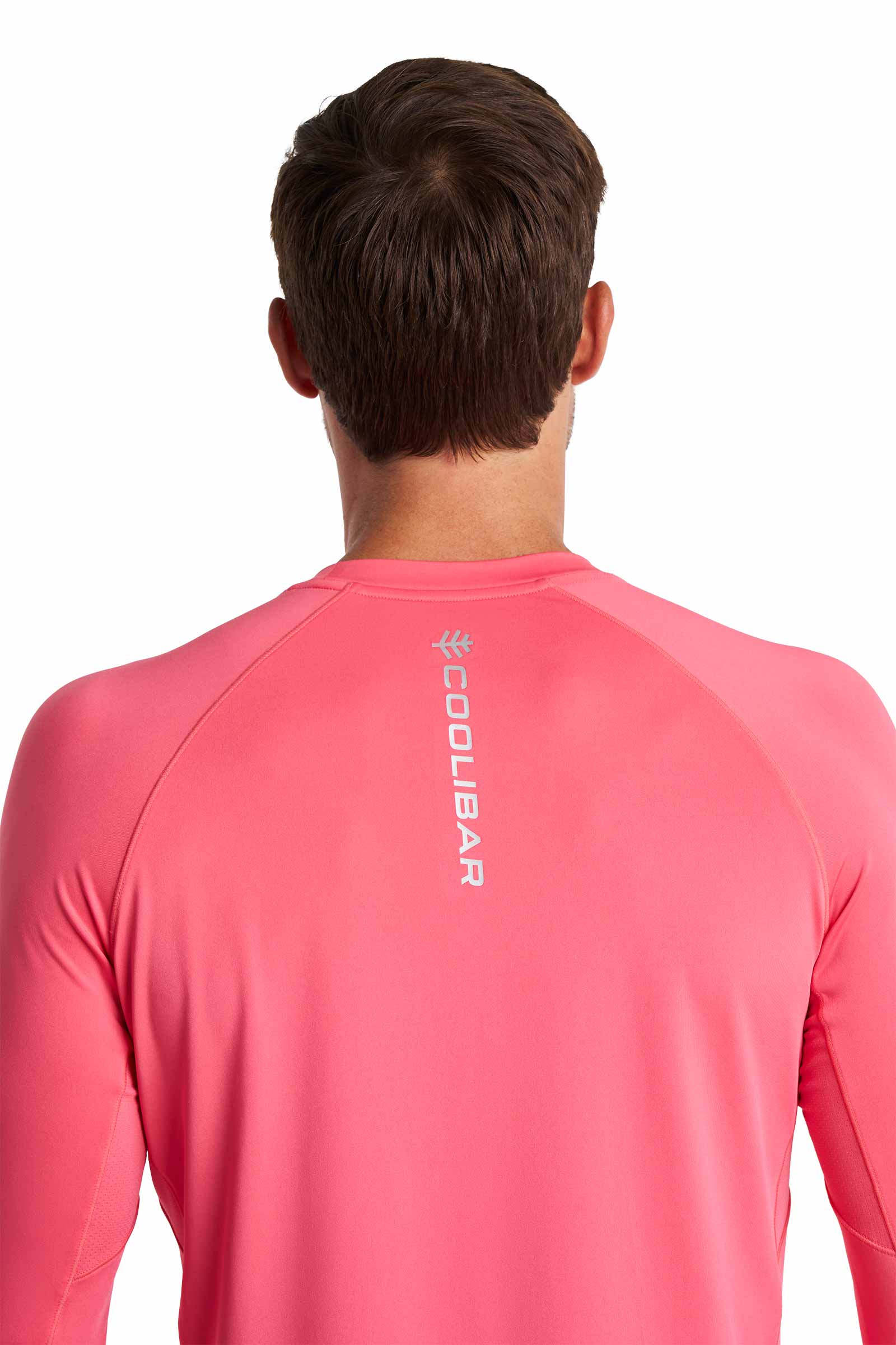 Men's Agility Long Sleeve Performance T-shirt | Sunkist Coral