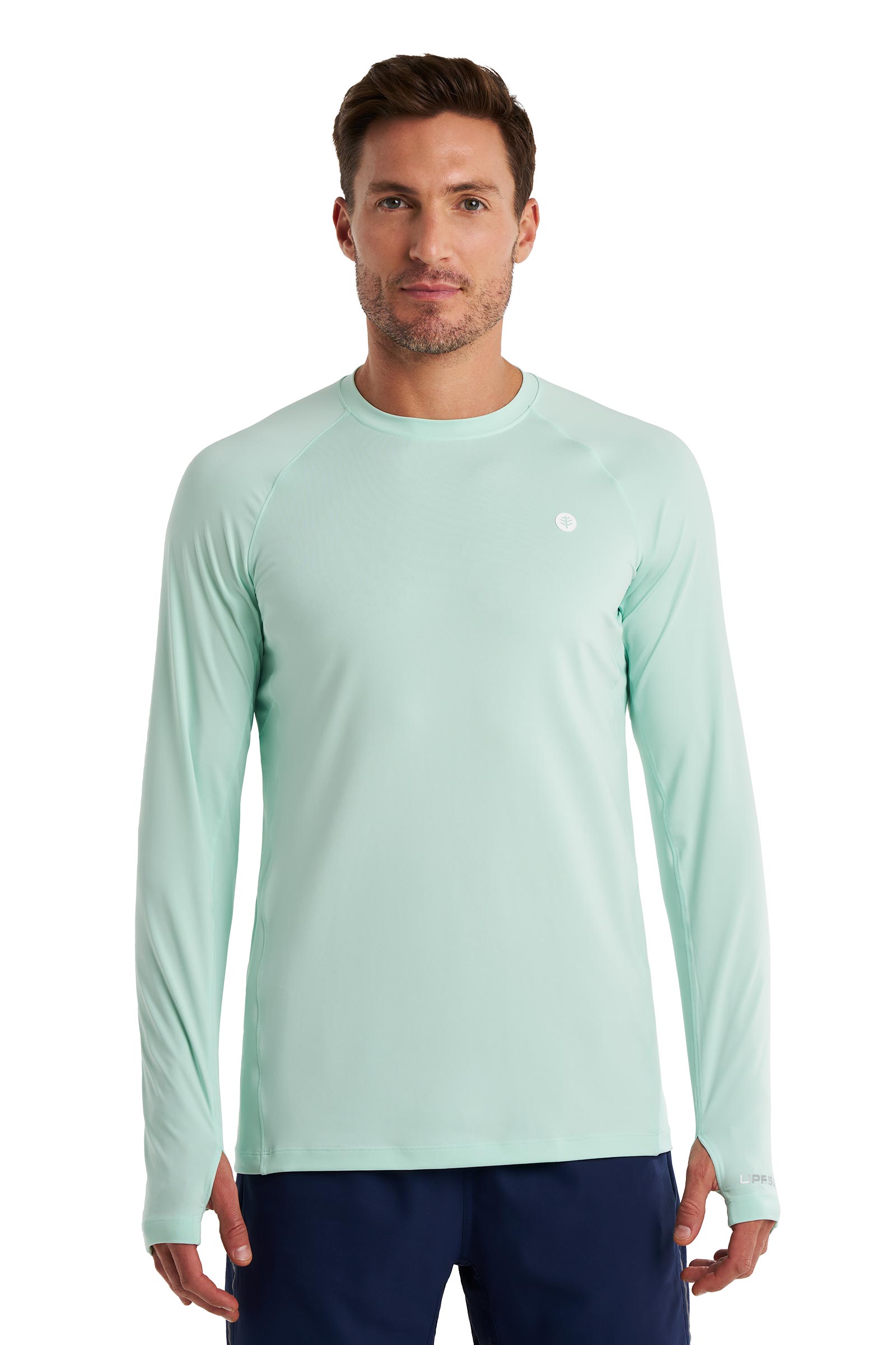 Men's Agility Long Sleeve Performance T-shirt | Honeydew