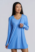 Women's Seacoast Swim Cover-Up Dress | Bluebell