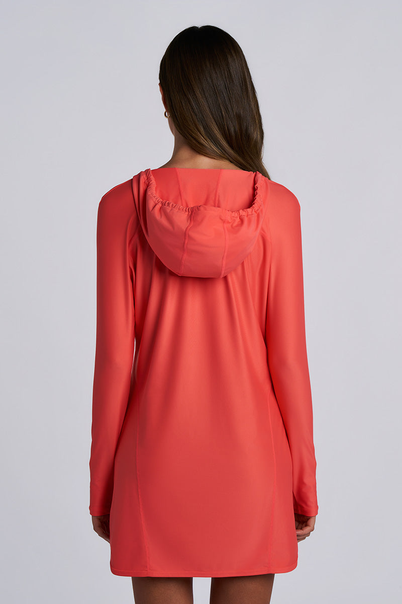 Women's Seacoast Swim Cover-Up Dress | Coral Reef