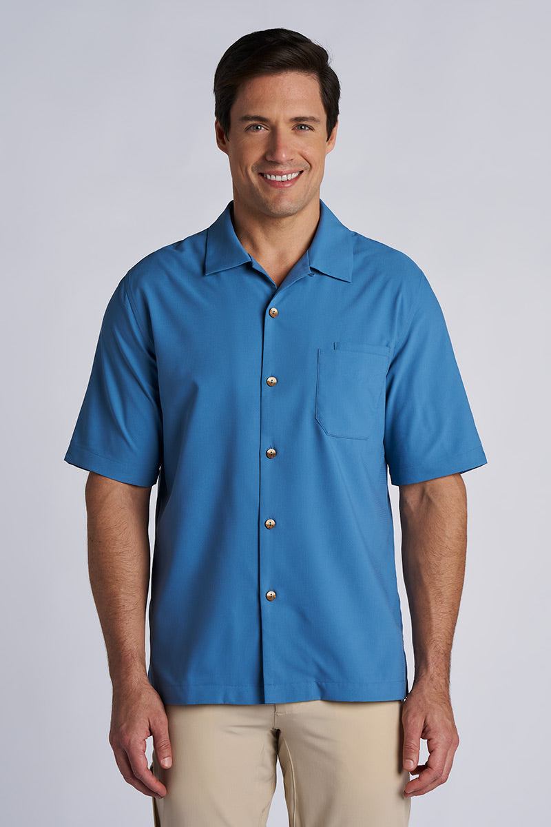 Men's Safari Camp Shirt | Blue Dusk