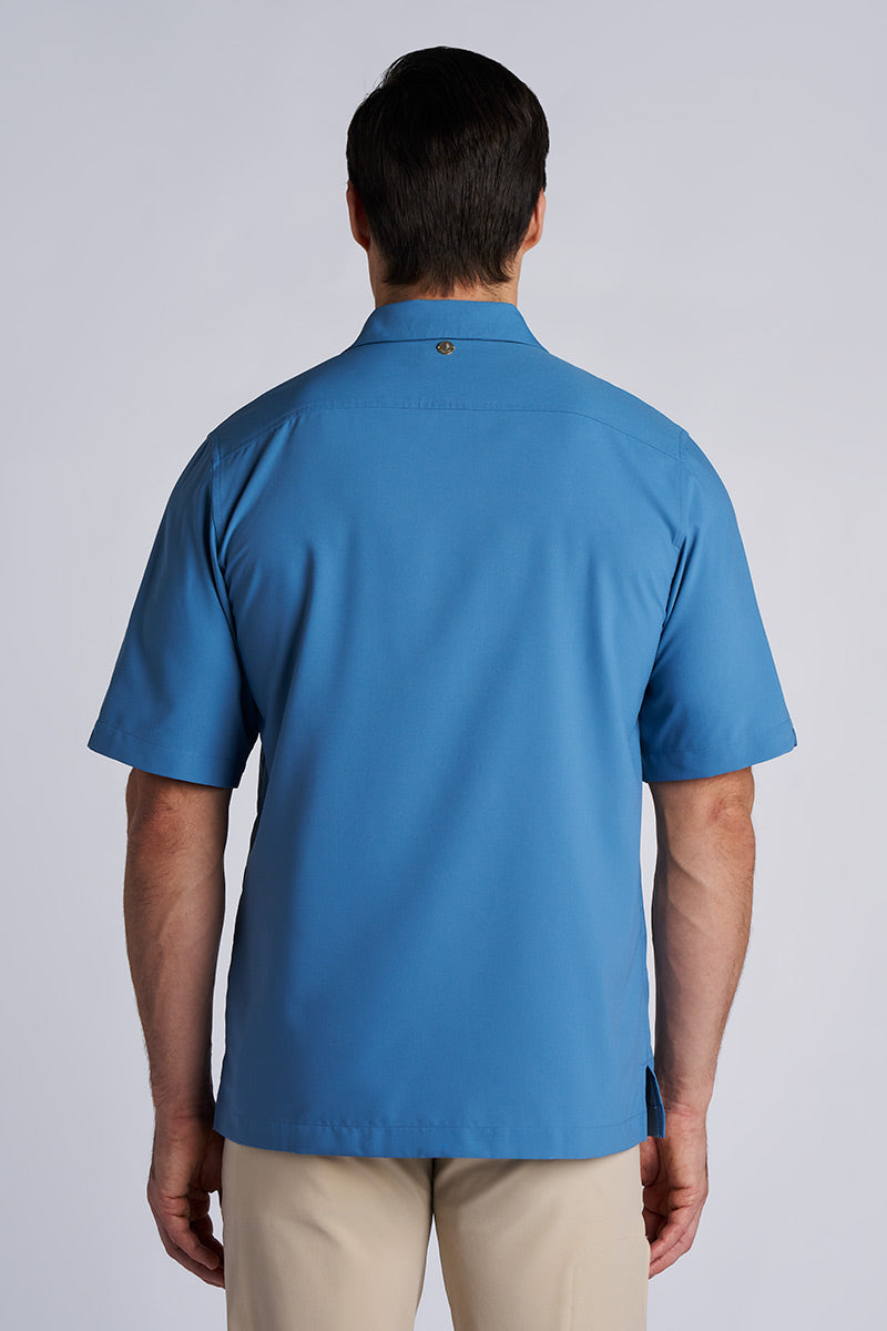 Men's Safari Camp Shirt | Blue Dusk