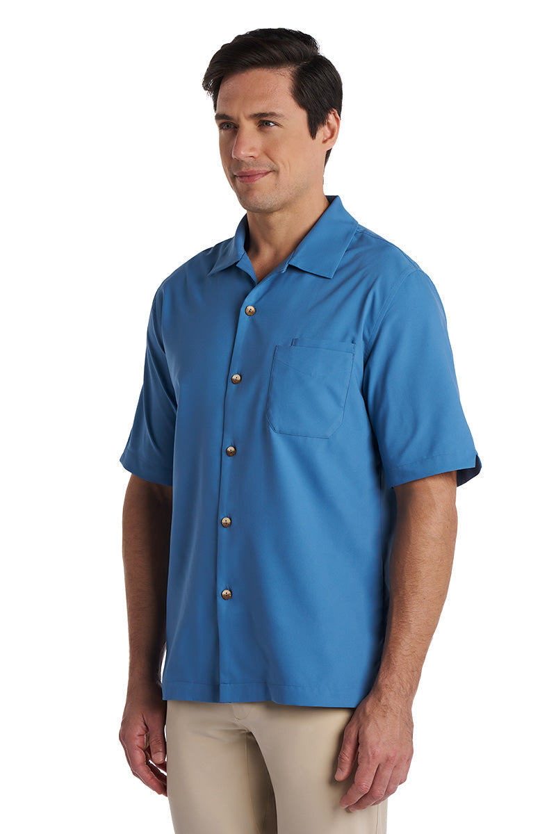 Men's Safari Camp Shirt | Blue Dusk