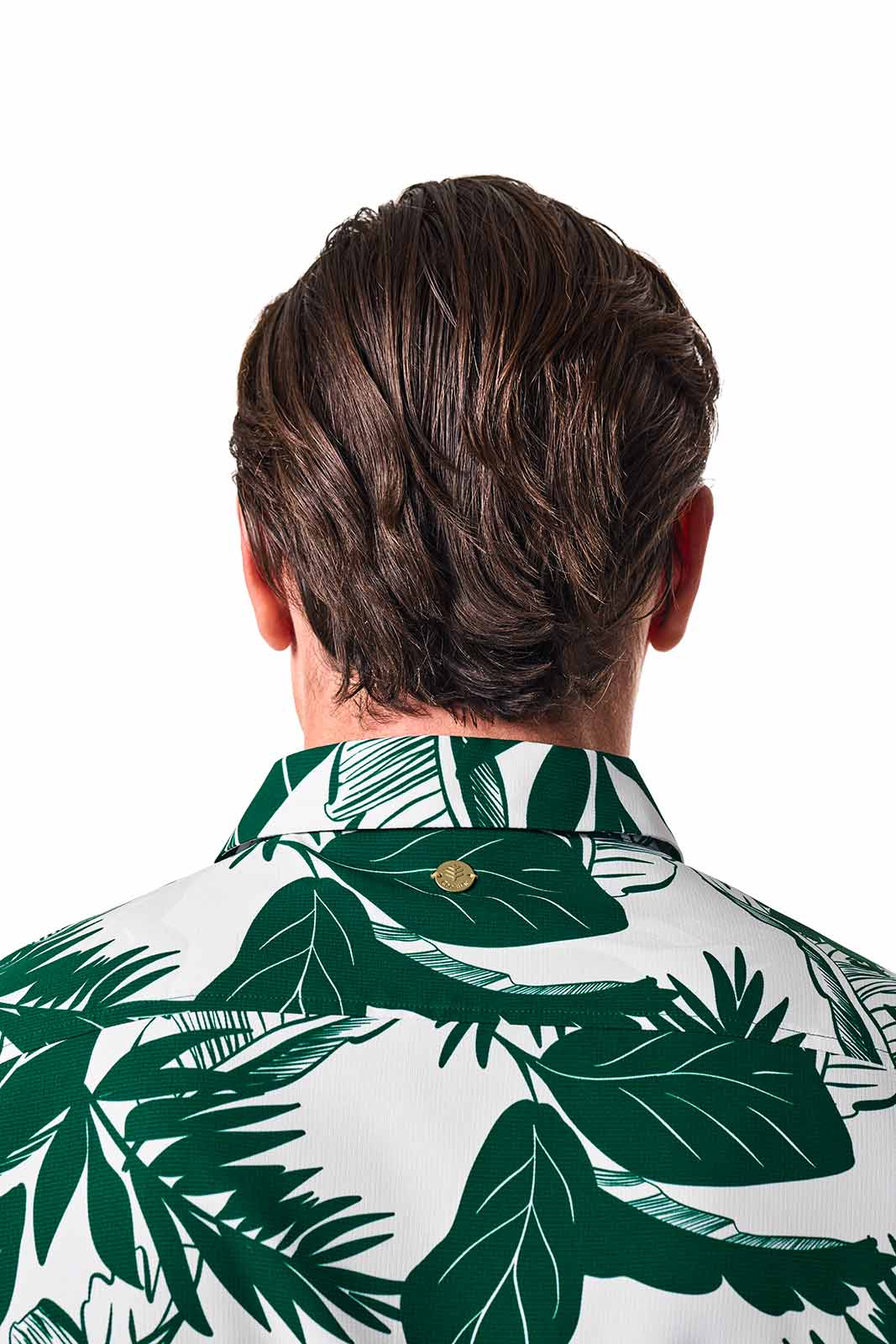 Men's Safari Camp Shirt | Eden Green Palm Paradise