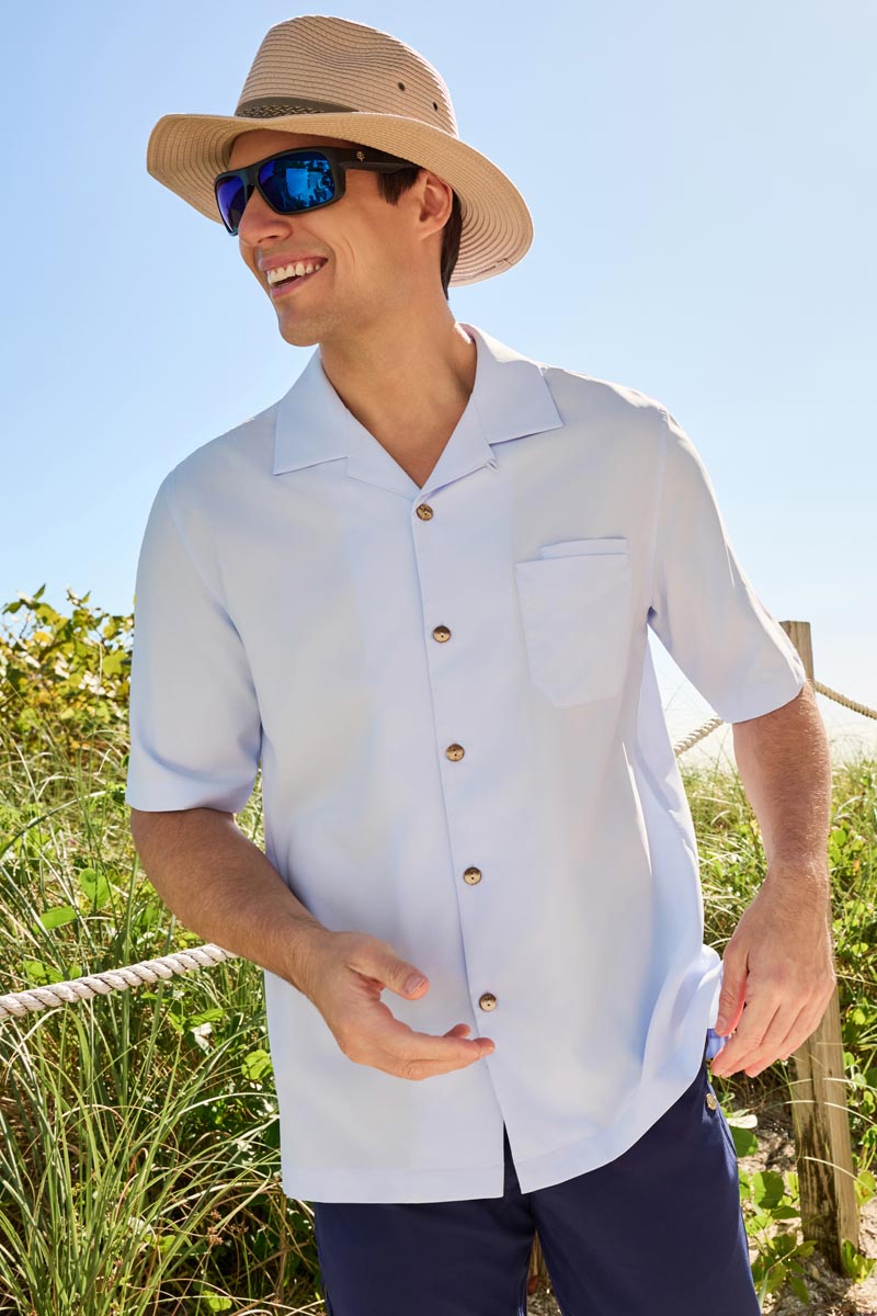Men's Safari Camp Shirt | Periwinkle