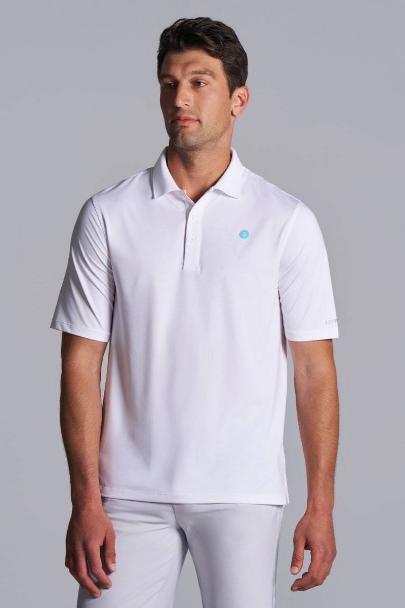 Men's Erodym Short Sleeve Sports Polo | White