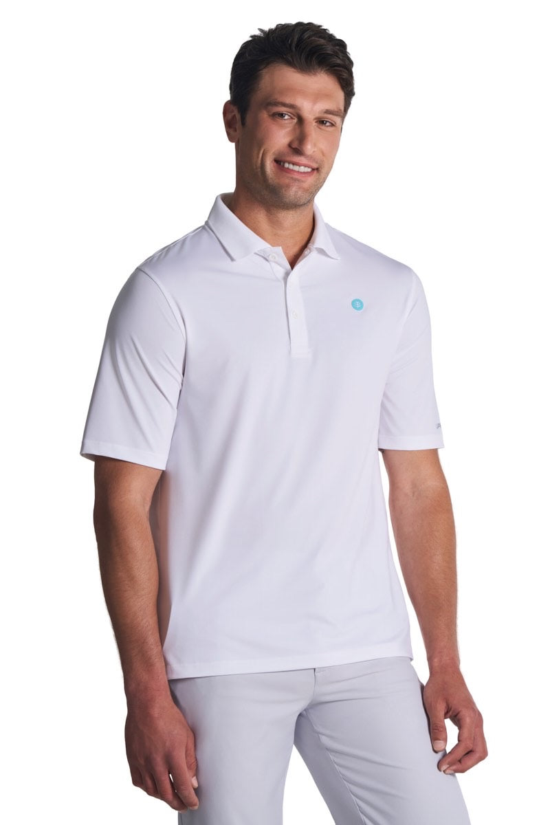 Men's Erodym Short Sleeve Sports Polo | White