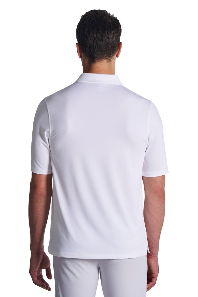 Men's Erodym Short Sleeve Sports Polo | White