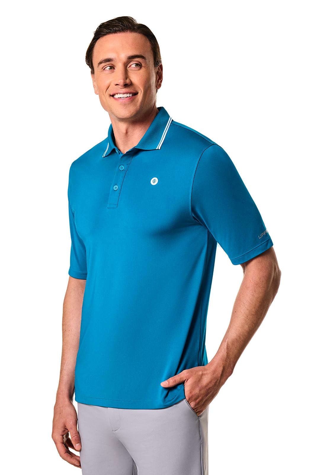 Men's Erodym Short Sleeve Sports Polo | Bluejay