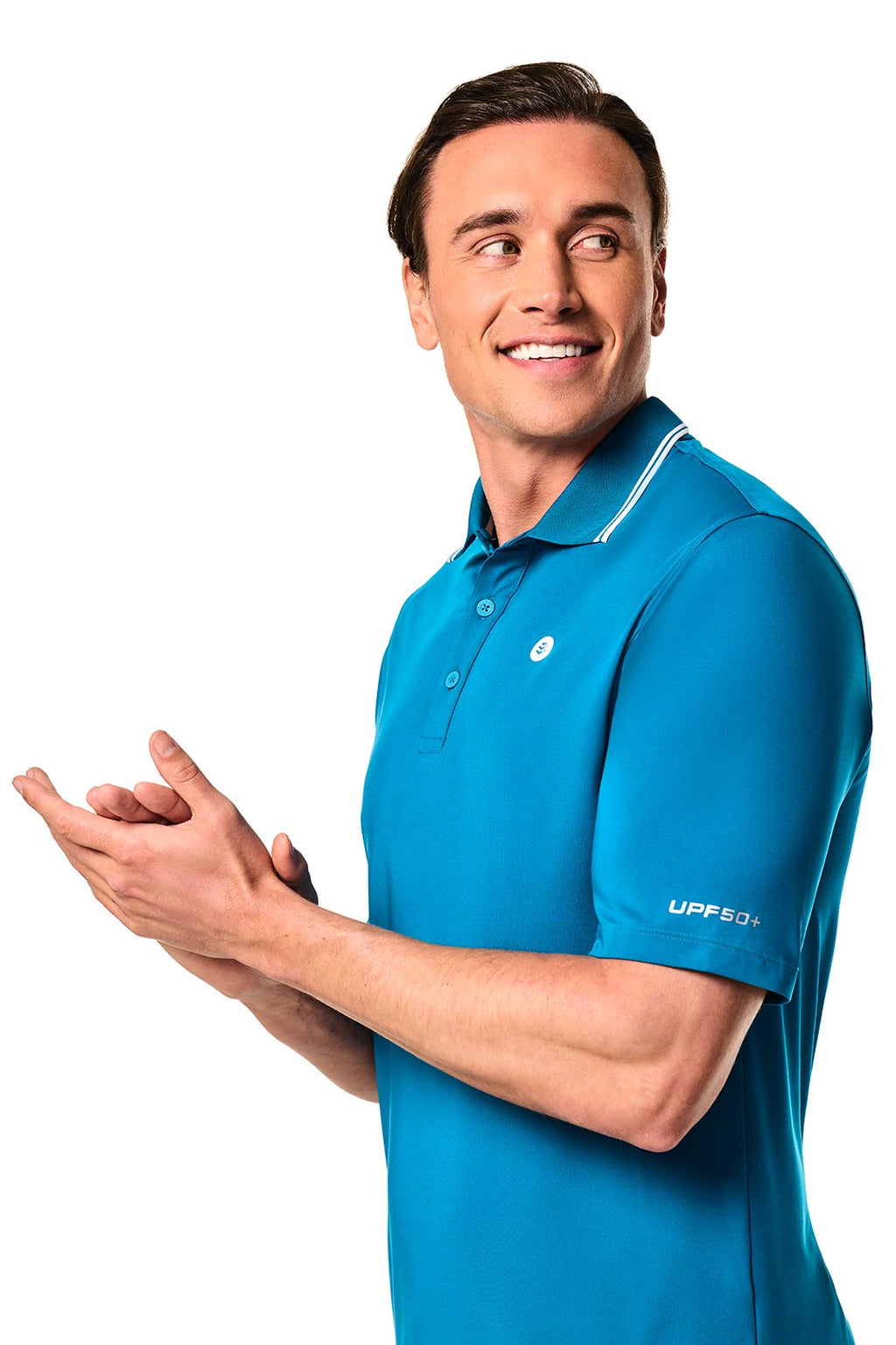 Men's Erodym Short Sleeve Sports Polo | Bluejay