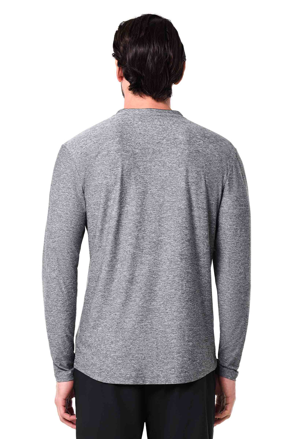 Men's Tiebreaker Long Sleeve Tennis T-Shirt | Charcoal Heather