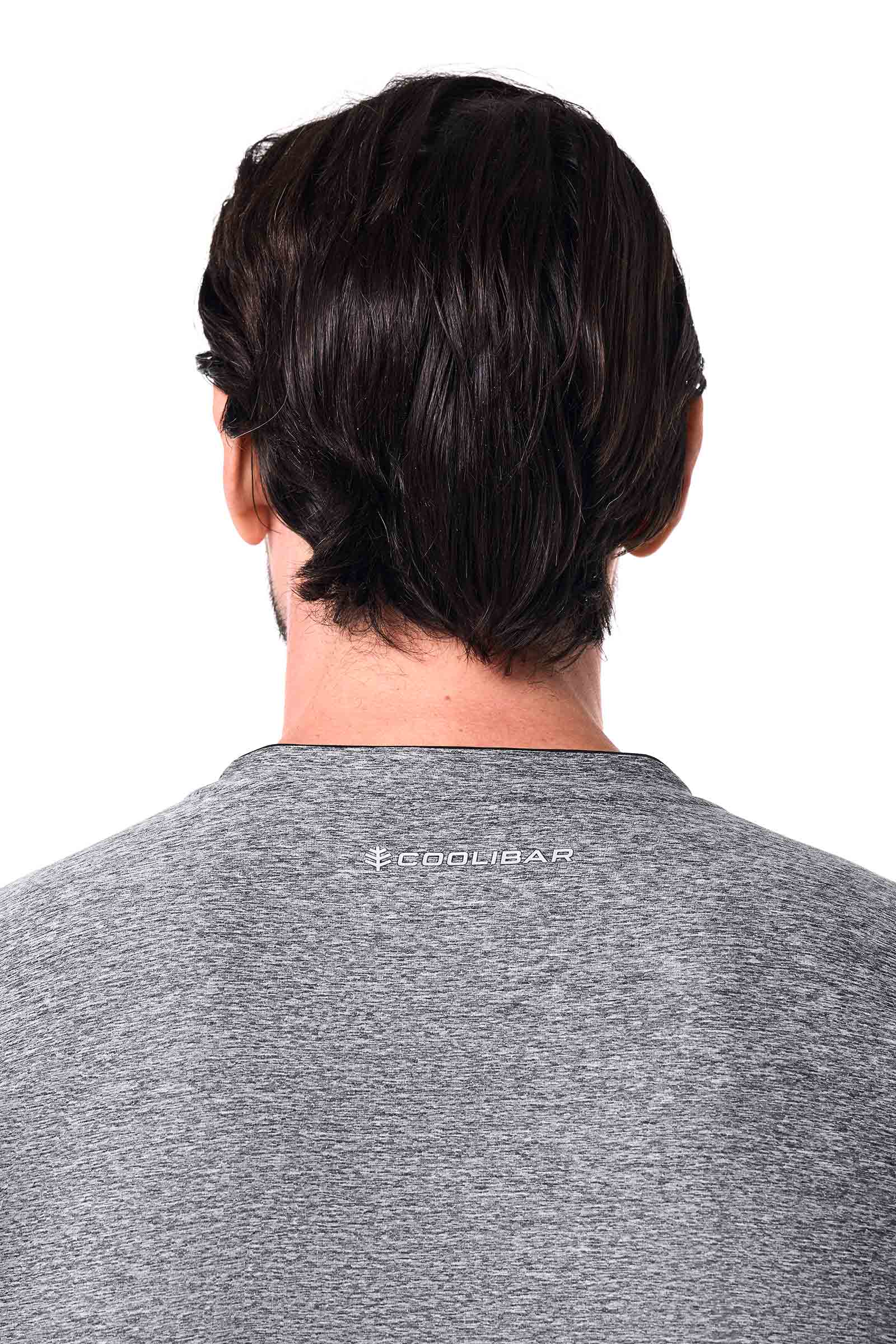 Men's Tiebreaker Long Sleeve Tennis T-Shirt | Charcoal Heather