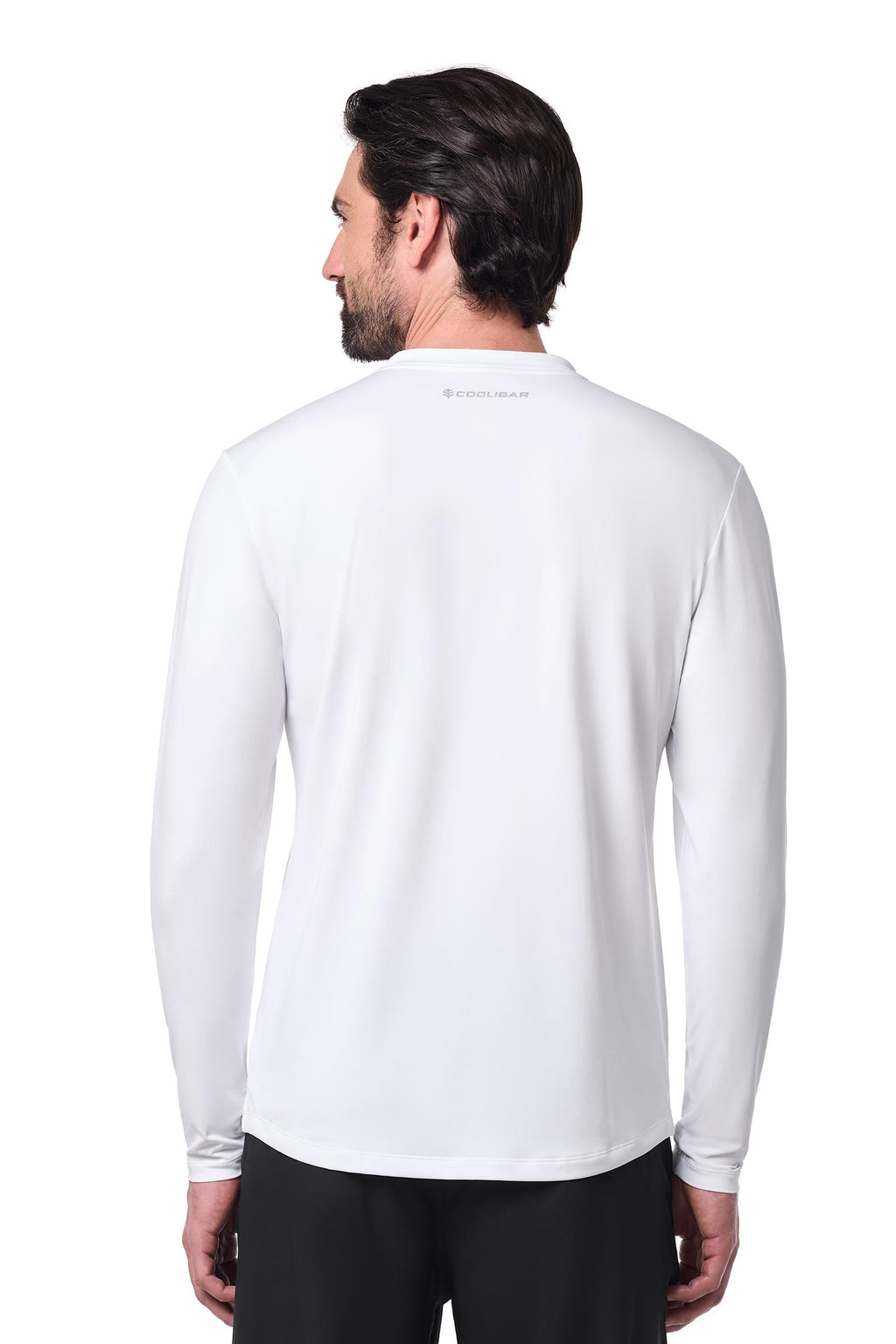 Men's Tiebreaker Long Sleeve Tennis T-Shirt | White