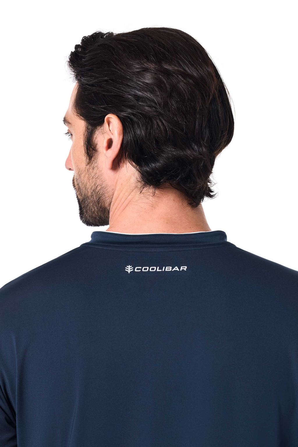 Men's Tiebreaker Long Sleeve Tennis T-Shirt | Navy