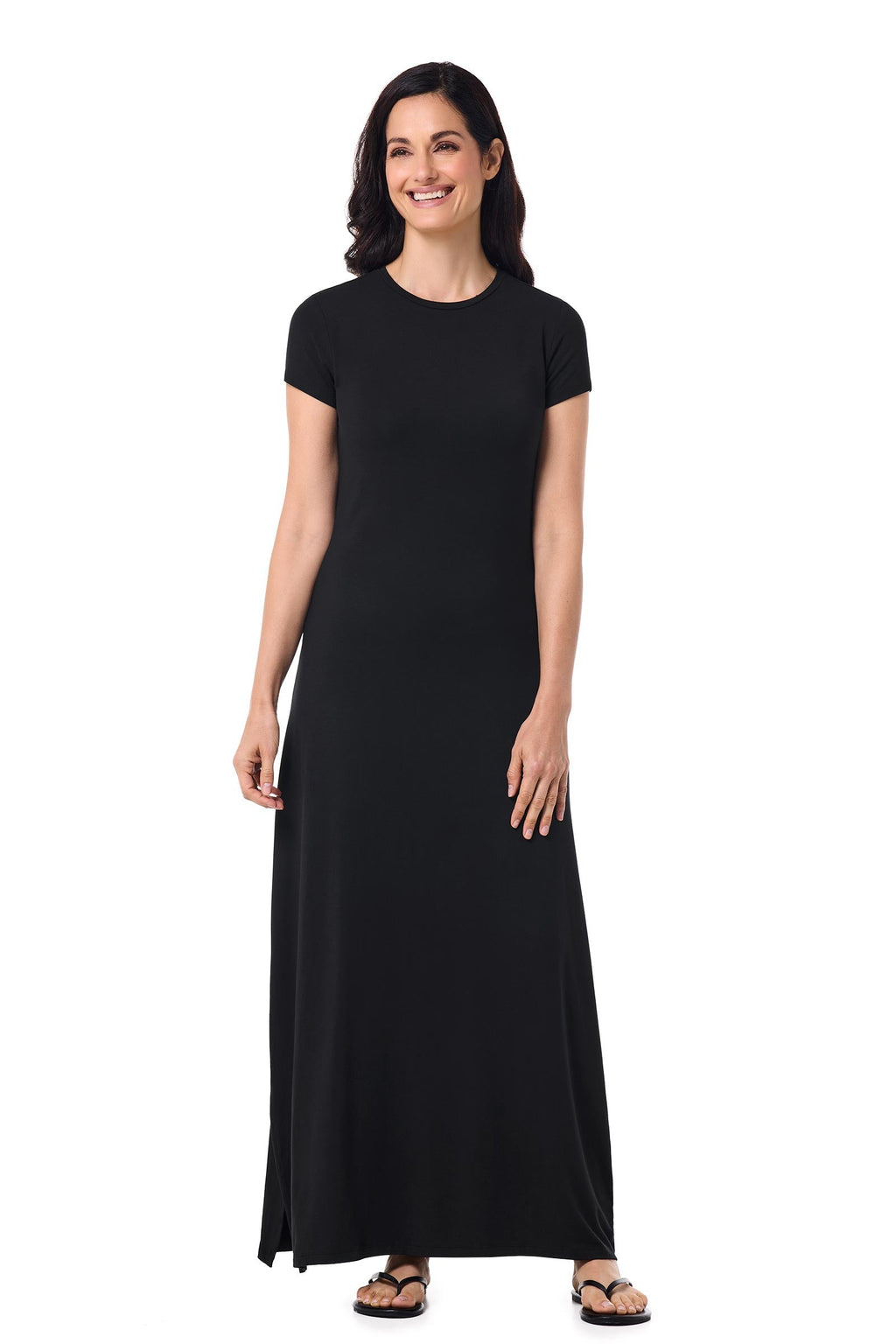 Women's Dounelle Fitted Maxi Dress | Black