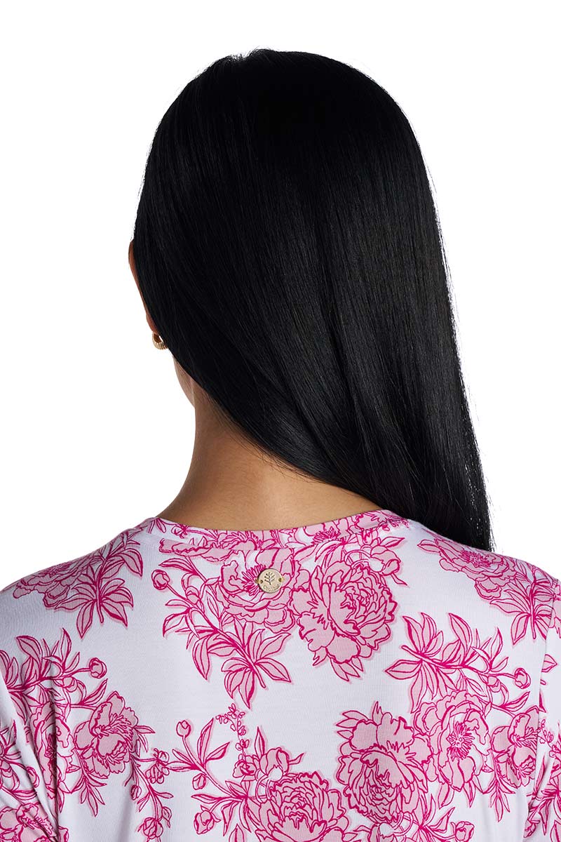 Women's Dounelle Fitted Maxi Dress | Fuchsia Bouquet