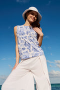 Women's Morada Everyday Basic Tank | Periwinkle Isla Bonita