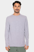 Men's LumaLeo Long Sleeve T-Shirt with Thumbholes | Grey Heather
