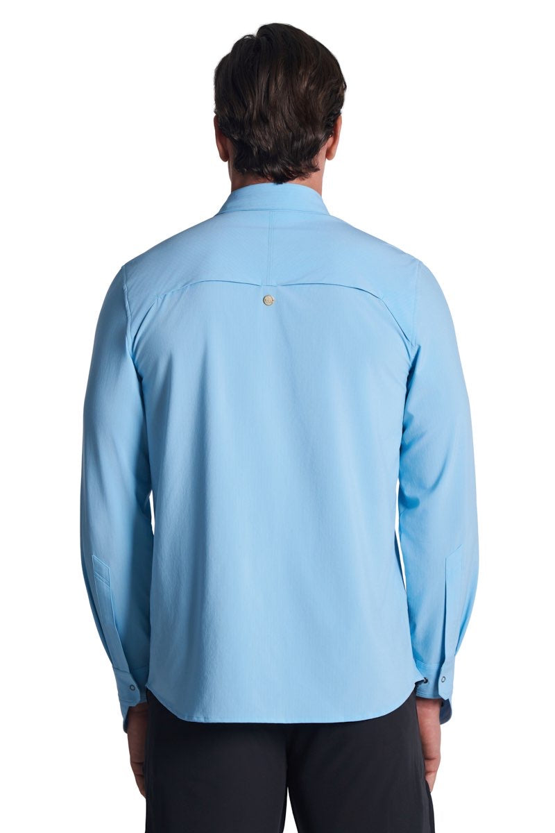 Men's Fiera Smart Long Sleeve Shirt | Arctic Blue Stripe