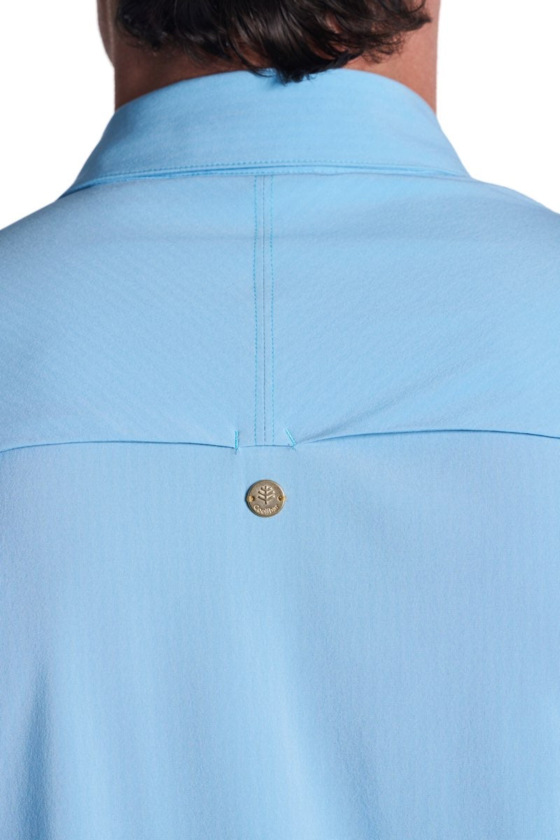 Men's Fiera Smart Long Sleeve Shirt | Arctic Blue Stripe