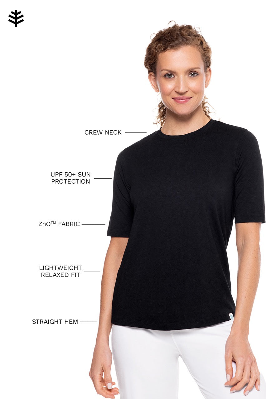 Women's Morada Everyday Short Sleeve T-Shirt | Black