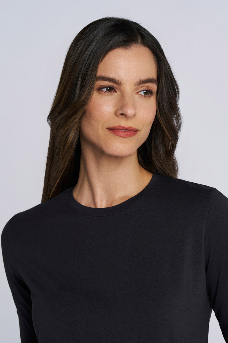 Women's Morada Everyday Short Sleeve T-Shirt Pima Sol | Black