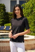 Women's Morada Everyday Short Sleeve T-Shirt Pima Sol | Black