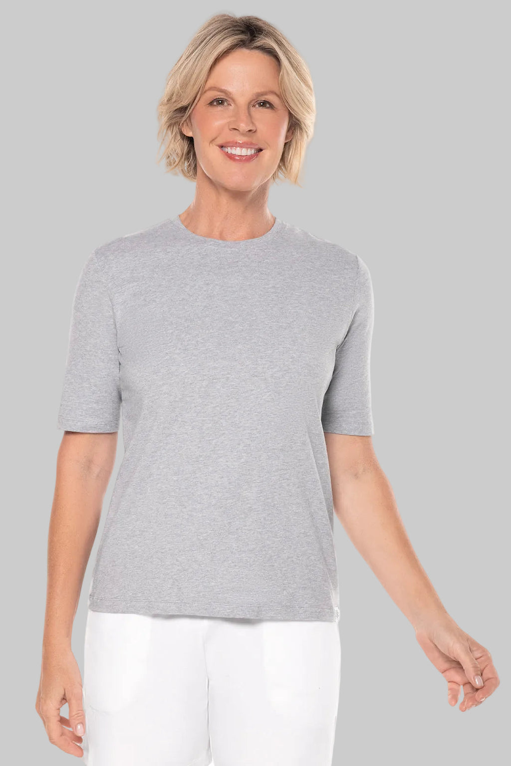 Women's Morada Everyday Short Sleeve T-Shirt | Grey Heather