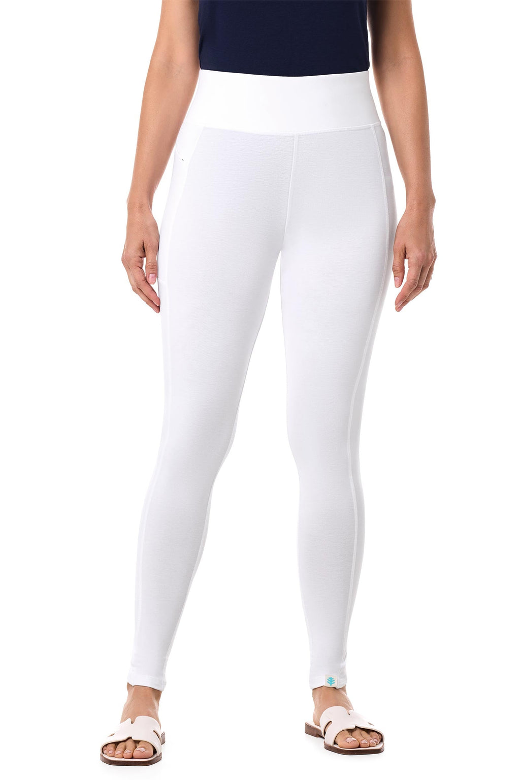 Women's LumaLeo Summer Leggings with Pocket | White