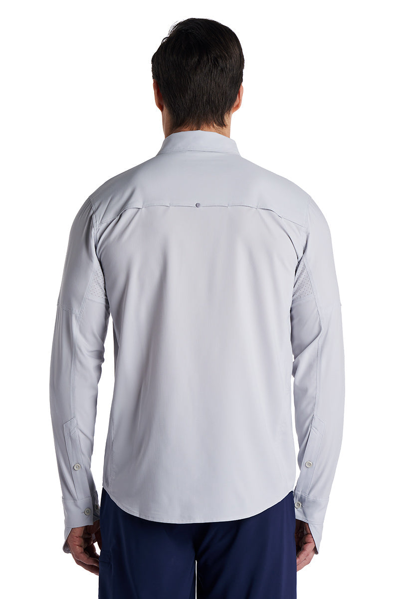 Men's Nassau Long Sleeve Fishing Shirt | Sleek Grey
