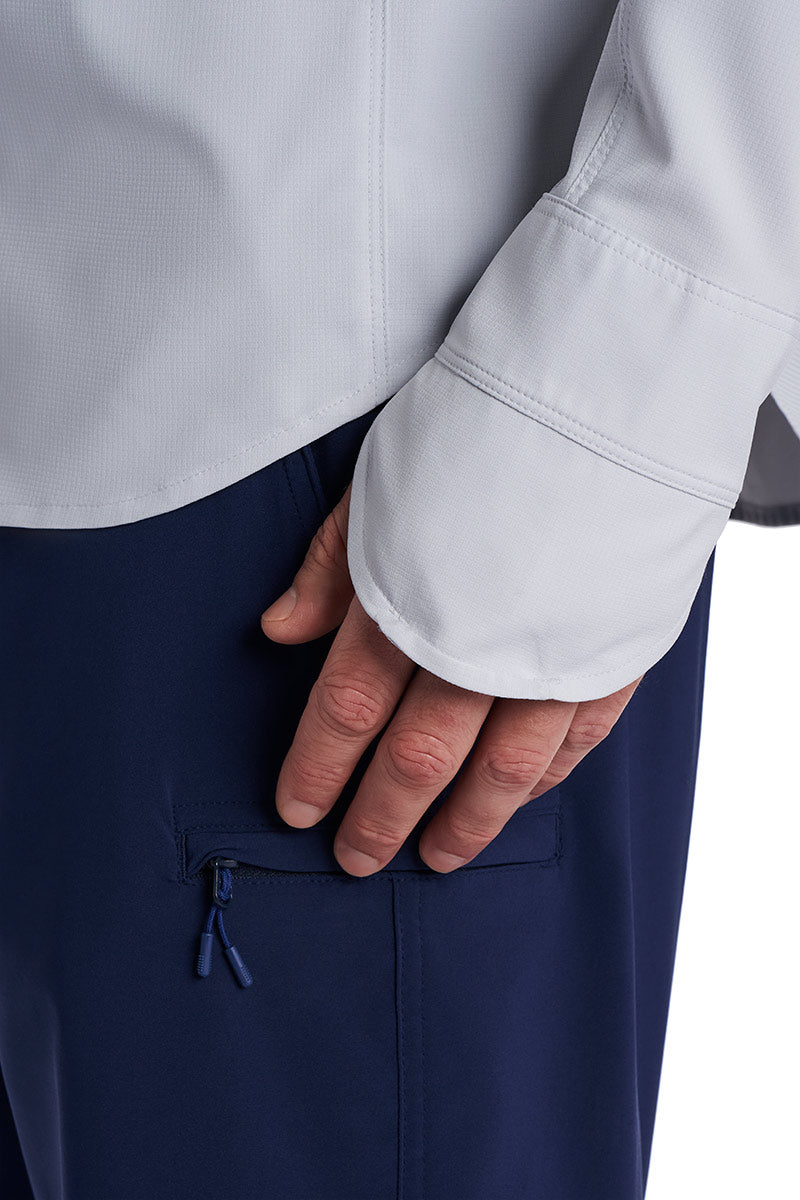 Men's Nassau Long Sleeve Fishing Shirt | Sleek Grey