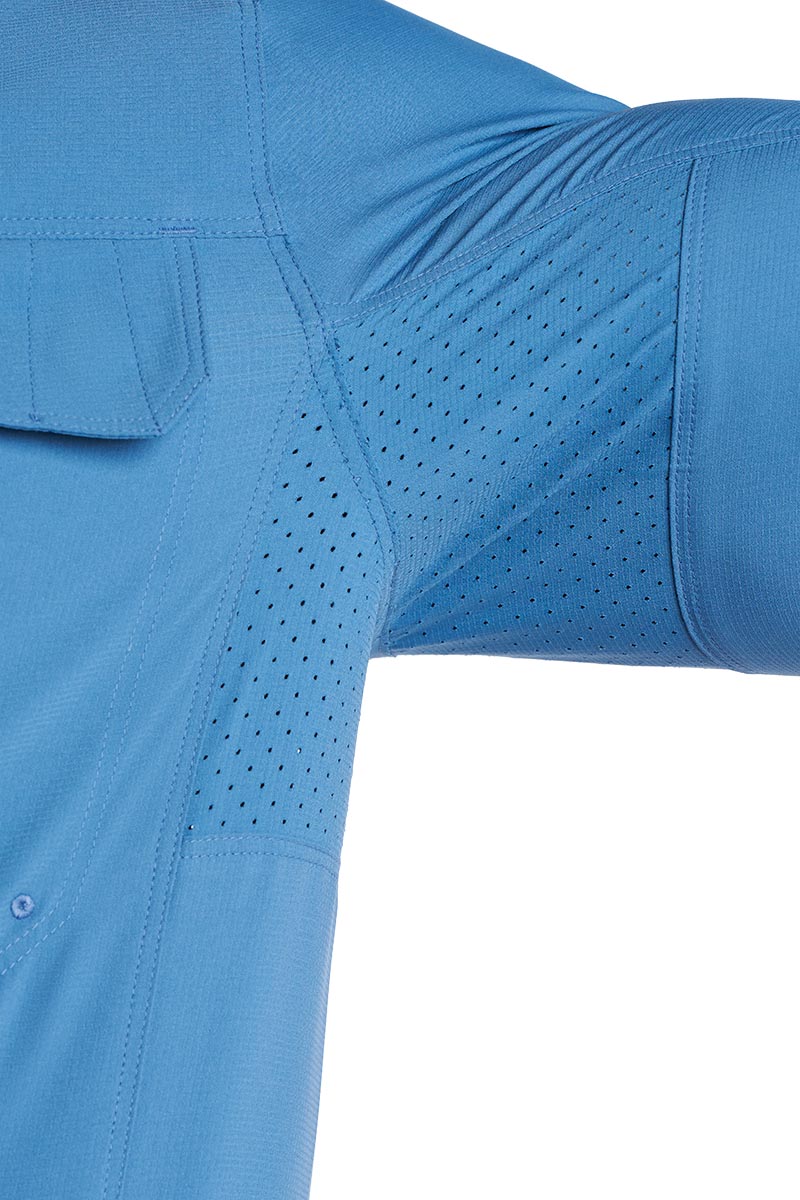 Men's Nassau Long Sleeve Fishing Shirt | Blue Dusk