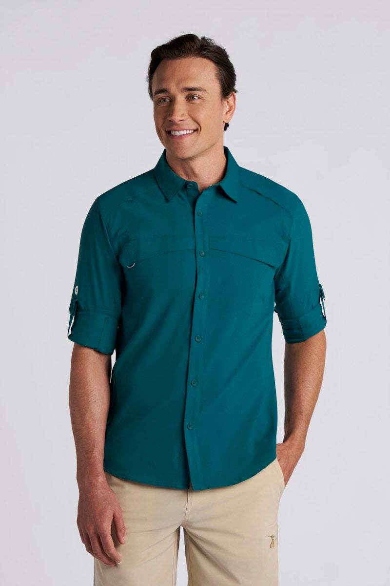 Men's Nassau Fishing Shirt | Transformative Teal