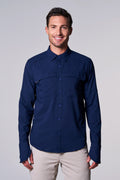 Men's Nassau Long Sleeve Fishing Shirt | Navy
