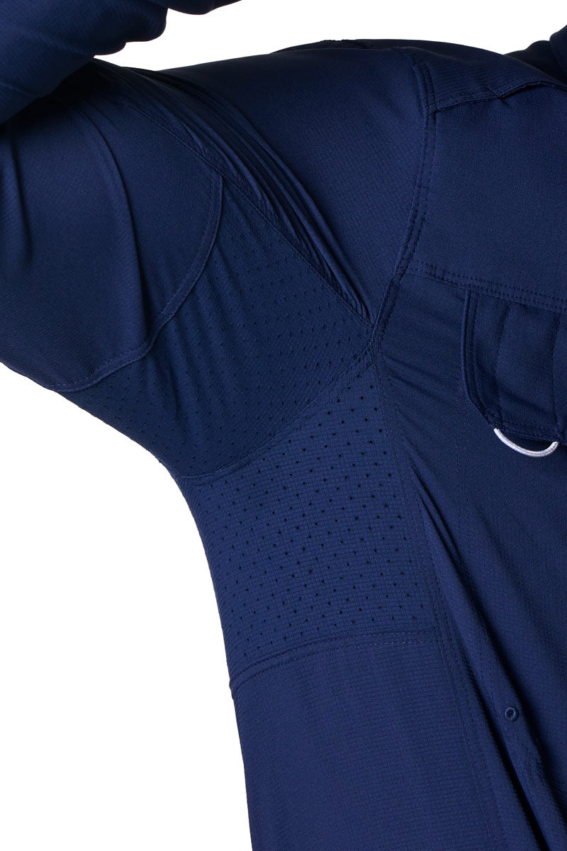 Men's Nassau Long Sleeve Fishing Shirt | Navy